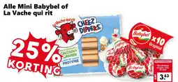 Coop Alle Mini Babybel of La Vache qui rit aanbieding