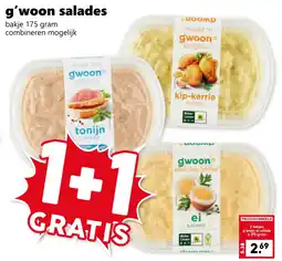 Coop g'woon salades aanbieding