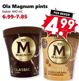 Coop Ola Magnum pints aanbieding