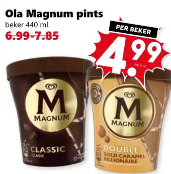 Coop Ola Magnum pints aanbieding