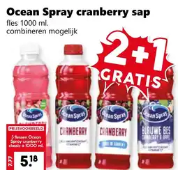 Coop Ocean Spray cranberry sap aanbieding