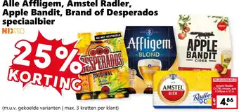 Coop Alle Affligem, Amstel Radler, Apple Bandit, Brand of Desperados speciaalbier aanbieding