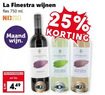 Coop La Finestra wijnen aanbieding