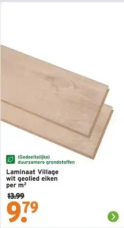 GAMMA Laminaat Village wit geolied eiken aanbieding