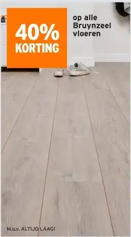 GAMMA Op alle Bruynzeel vloeren aanbieding