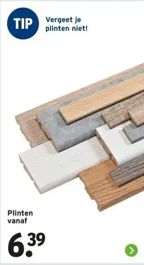 GAMMA Plinten vanaf aanbieding