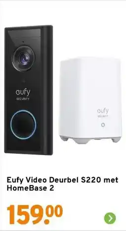 GAMMA Eufy Video Deurbel S220 met HomeBase 2 aanbieding