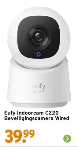 GAMMA Eufy Indoorcam C220 Beveiligingscamera Wired aanbieding