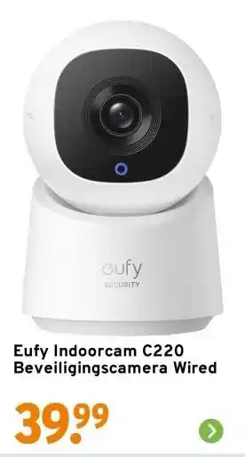 GAMMA Eufy Indoorcam C220 Beveiligingscamera Wired aanbieding