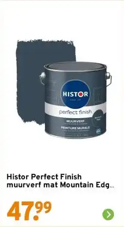 GAMMA Histor Perfect Finish muurverf mat Mountain Edge 2,5 liter aanbieding