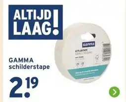 GAMMA GAMMA schilderstape aanbieding