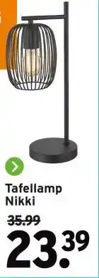 GAMMA Tafellamp Nikki aanbieding