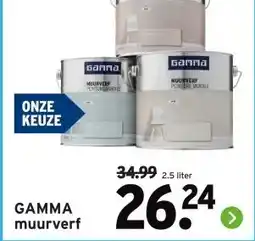 GAMMA GAMMA muurverf aanbieding