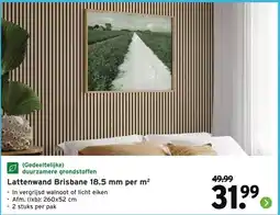 GAMMA Lattenwand Brisbane aanbieding