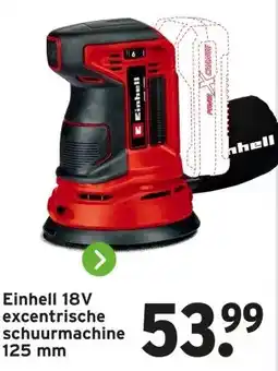 GAMMA Einhell excentrische schuurmachine aanbieding