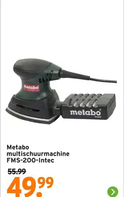 GAMMA Metabo multischuurmachine FMS 200 Intec aanbieding