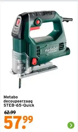 GAMMA Metabo decoupeerzaag STEB 65 Quick aanbieding