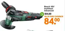 GAMMA Bosch multitool Advanced aanbieding