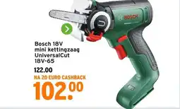 GAMMA Bosch mini kettingzaag UniversalCut aanbieding