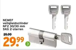 GAMMA NEMEF veiligheidscilinder aanbieding