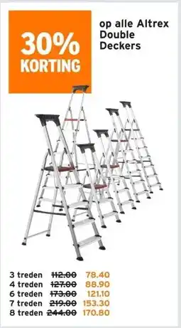 GAMMA op alle Altrex Double Deckers aanbieding