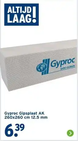GAMMA Gyproc Gipsplaat aanbieding