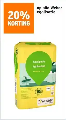 GAMMA alle Weber egalisatie aanbieding