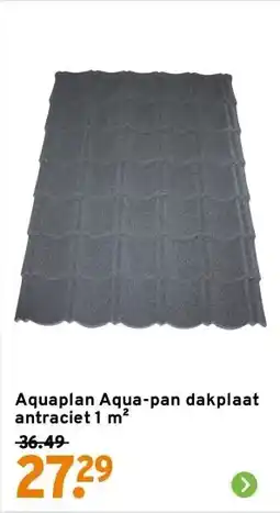 GAMMA Aquaplan Aqua-pan dakplaat antraciet 1 m² aanbieding