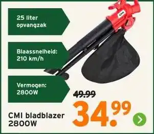 GAMMA CMI bladblazer aanbieding