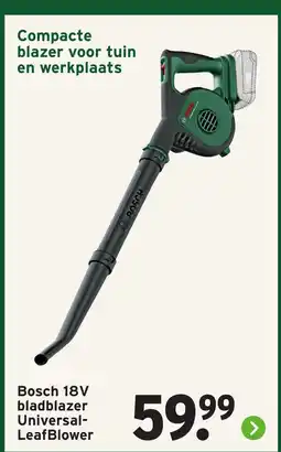GAMMA Bosch bladblazer Universal- LeafBlower aanbieding