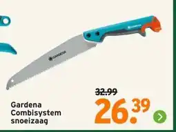 GAMMA Gardena Combisystem snoeizaag aanbieding