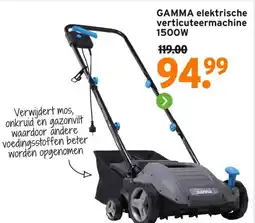 GAMMA GAMMA elektrische verticuteermachine aanbieding