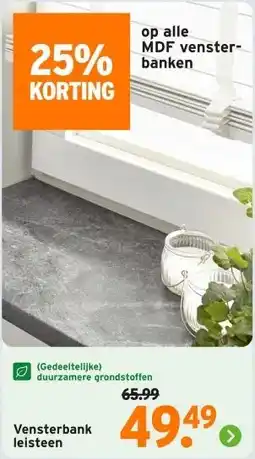 GAMMA Vensterbank leisteen aanbieding