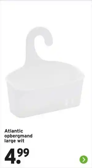 GAMMA Atlantic opbergmand large wit aanbieding