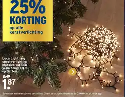 GAMMA Luca Lightning snoerverlichting klassiek wit LED verlichting aanbieding