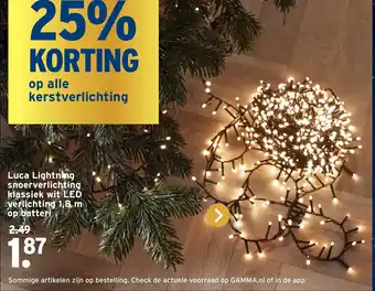 GAMMA Luca Lightning snoerverlichting klassiek wit LED verlichting aanbieding