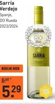 Gall & Gall Sarría Verdejo 75CL aanbieding