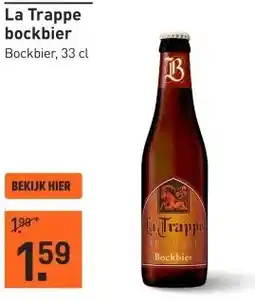Gall & Gall La Trappe bockbier 33CL aanbieding