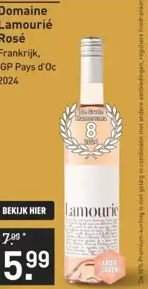 Gall & Gall Domaine Lamourié Rosé 75CL aanbieding