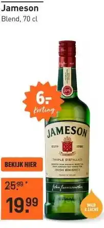Gall & Gall Jameson 70CL aanbieding