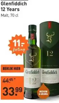 Gall & Gall Glenfiddich 12 Years 70CL aanbieding