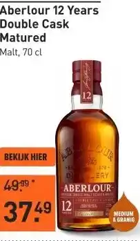 Gall & Gall Aberlour 12 Years Double Cask Matured 70CL aanbieding