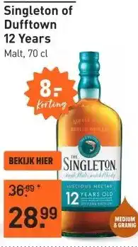 Gall & Gall Singleton of Dufftown 12 Years 70CL aanbieding