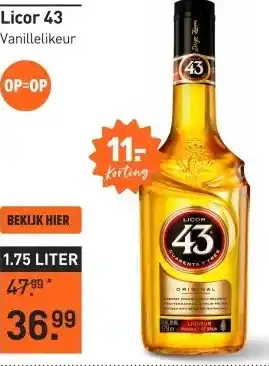 Gall & Gall Licor 43 175 cl aanbieding