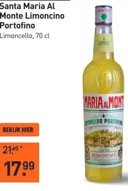 Gall & Gall Santa Maria Al Monte Limoncino Portofino 70CL aanbieding
