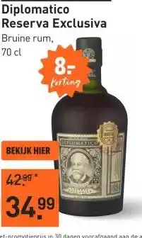 Gall & Gall Diplomatico Reserva Exclusiva 70CL aanbieding