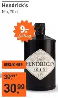 Gall & Gall Hendrick's 70CL aanbieding