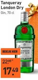 Gall & Gall Tanqueray London Dry 70CL aanbieding