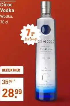 Gall & Gall Cîroc Vodka 70CL aanbieding