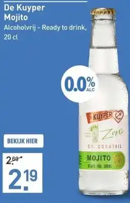 Gall & Gall De Kuyper Mojito 20CL aanbieding